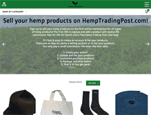 Tablet Screenshot of hemptradingpost.com